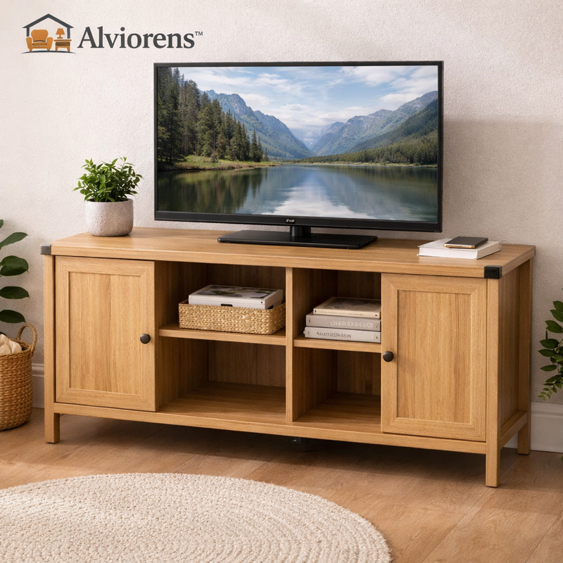 Alviorens™ Modern Oak TV Stand