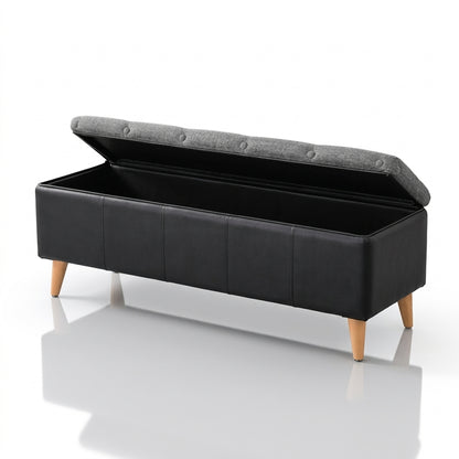 Alviorens™ Upholstered Storage Ottoman Bench