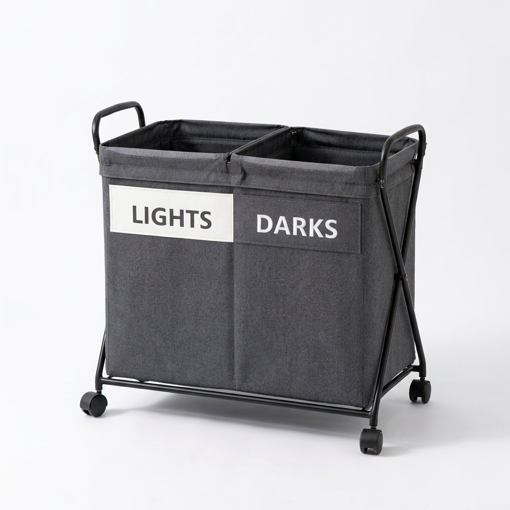 Alviorens™ Dual Compartment Laundry Hamper